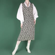 VINTAGE Pinafore 90s Black