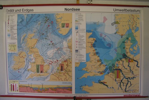 School wall map - wall,
