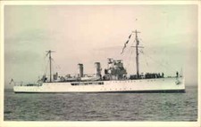 Postcard sized photo - photo, hms