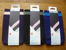 BELKIN BLACK BLUE PURPLE STRIPE 7 INCH TABLET KINDLE KNITTED PROTECTIVE SLEEVE