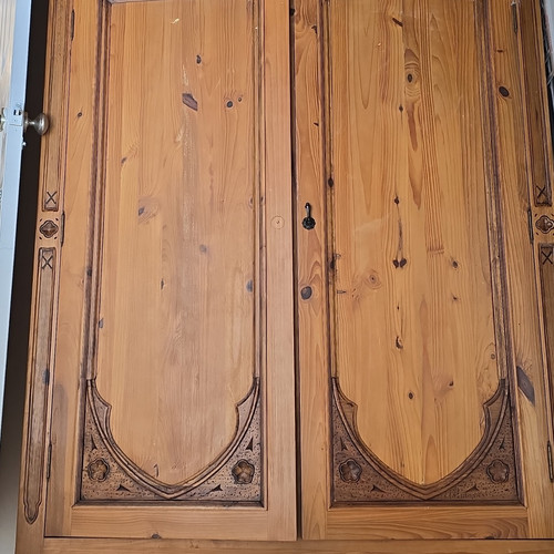 Brown wooden freestanding - brown,