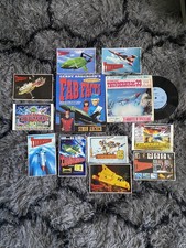 Thunderbirds postcards, book,mini album vinyl 7 inch retro rare