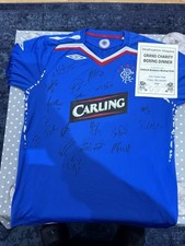 2009 Glasgow Rangers Signed Shirt Was Bought At A Charity Night