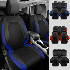Full Set PVC Leather Car Seat Covers Front Rear Covers For Vw Golf Polo Passat