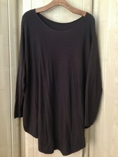 Lagenlook  Tunic Top/ Jumper. Great for layering. One size up to 22. Brown.