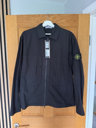 Stone island black ripstop - stone,