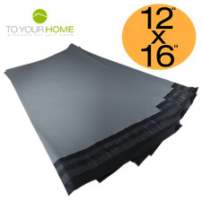 Grey Mailing Bags 12x16 50% Recycled Plastic Self Seal Strong Postal Poly