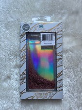 LMNT iPhone 7 Plus Liquid Pink Glitter Hardshell Clear Quality Phone Case 