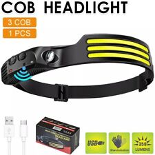1X Waterproof COB Headlamp