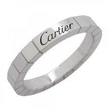 Cartier Lanier Ring, 18K White Gold, #57, for Men and Women