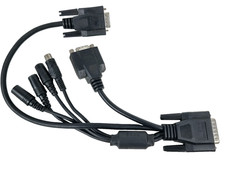 Nvidia VGA IN/OUT Breakout Cable – Video Audio 9000-2394-2001 – OEM Connector