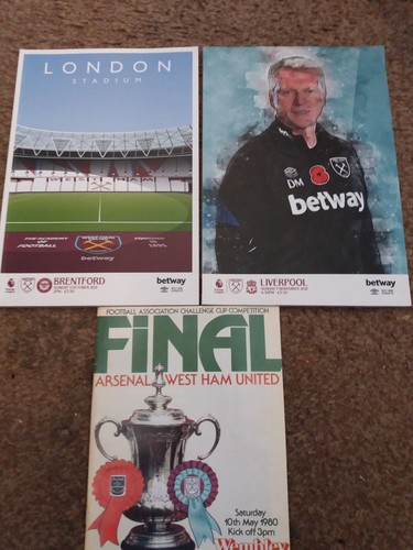 West ham united programmes - united,