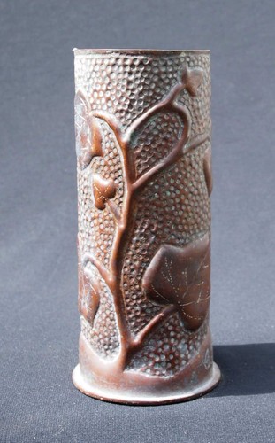 Ww1 trench art nouveau shell - ww1,