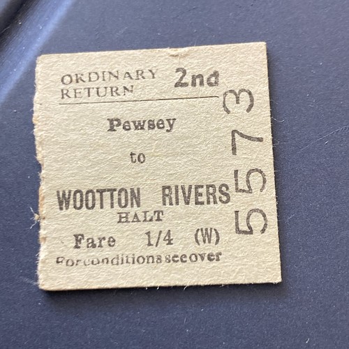 Half railway tickets - railway.,