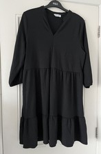 Matalan black tiered dress