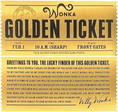 Willy wonka golden - willy,