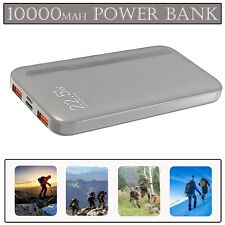 2 USB 10000mAh Power Bank Fast Charger Battery Pack for for Mobile Phone