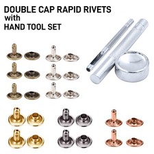 Double cap rapid rivets - rapid,