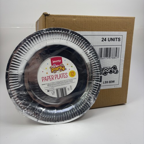 Silver paper plates - paper,