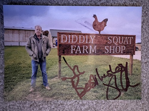 Signed photo jeremy clarkson - signed,