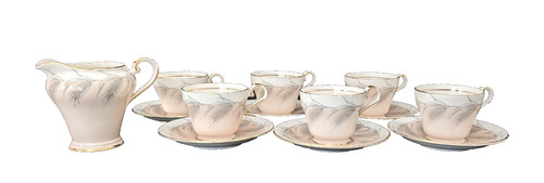 Vintage aynsley cup saucer - aynsley, cup,