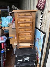 Old Oak 6 Drawer Filing