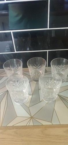 Crystal tumblers - crystal,