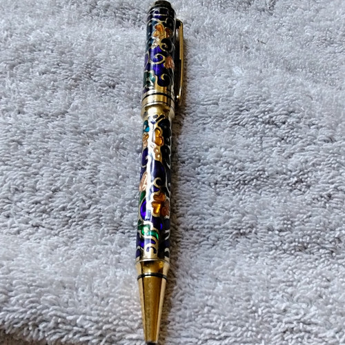 Heavy cloisonné pen - cloisonné, lovely