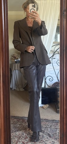 Harrods vintage brown leather - vintage,
