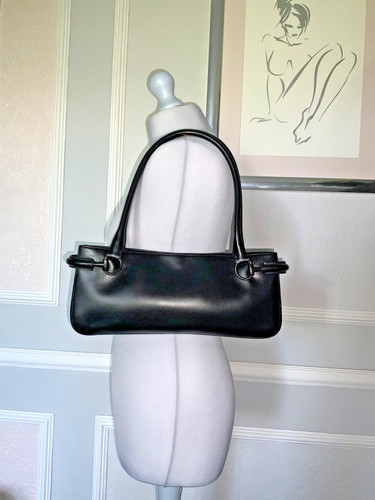 Vintage gucci horsebit black - horsebit,