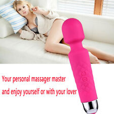 Handheld USB Massager 20 Speed Wand Vibrating Massage Full Body Therapy Women