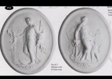 Pair Of Plaster Victorian