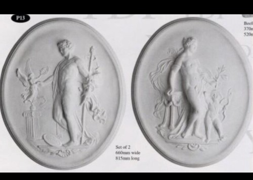 Pair plaster victorian - pair, of