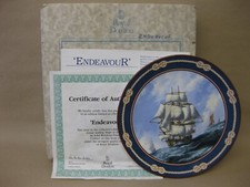 Endeavour Royal Doulton China Plate Great Sailing Ships Of Discovery Ltd Ed