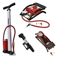 Bicycle Pump Select Type Compact Mini Foot Double Cylinder Stirrup with Gauge