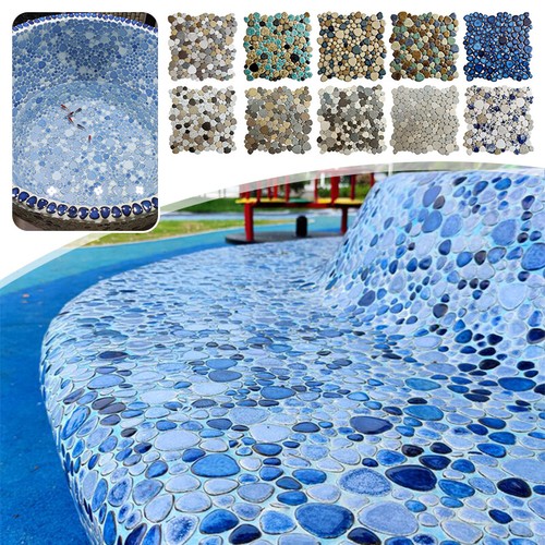 Ceramic pebble mosaic tiles - mosaic,