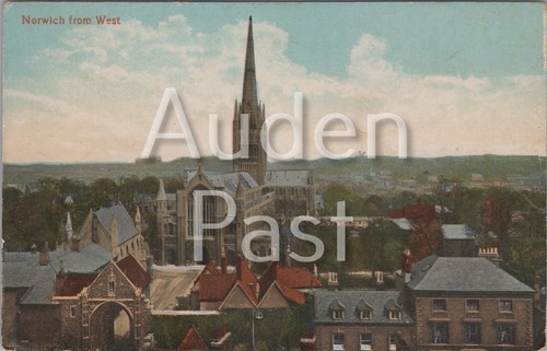 Norwich from west cathedral - norwich,