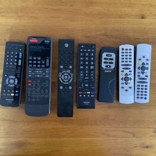 Bundle of 7 TV/DVD Remote Controls Sharp Toshiba Sanyo & More