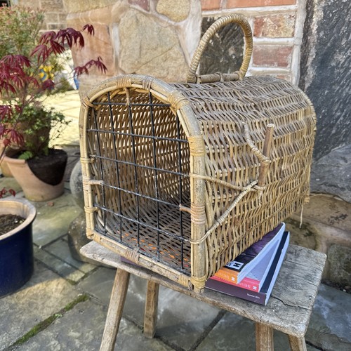 Vintage wicker basket - wicker,