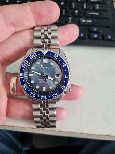 Seiko blue mother pearl - blue,