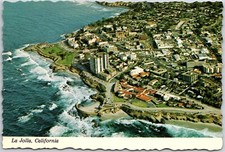Sparkling Sea Tropical Beaches Sheltered Coves La Jolla California CA Postcard