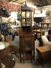 Victorian Mirrored Corner Display- lots of detail 