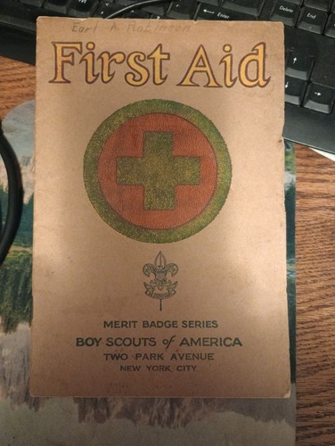 First aid 1929 boy - 1929, of
