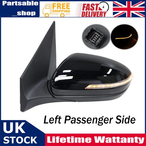 Heated power fold black - black, wing