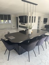 Granite Dining Table ( 10 Seater)  Black Galaxy