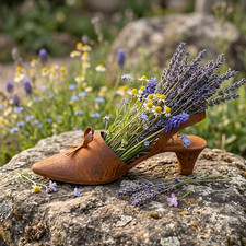 Rustic High Heel Shoe Planter