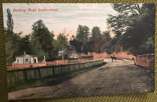 Antique postcard leatherhead - postcard,