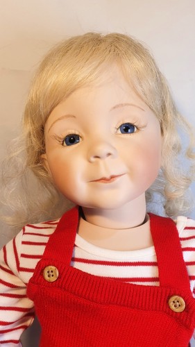 Porcelain doll lovey - porcelain,