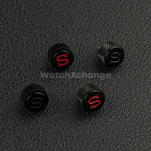 Black screw engraved - engraved, "s"