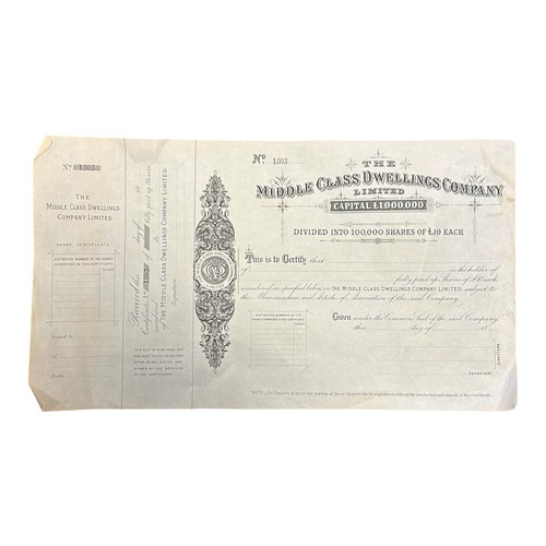Vintage share certificate - share,
